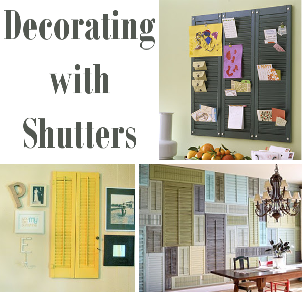 Decorating with Shutters