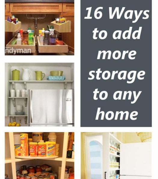 16 ways to add more storage to any home