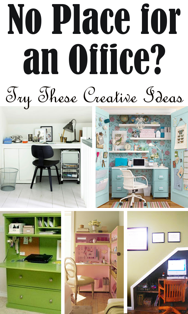 No place for an office? Try these creative projects.