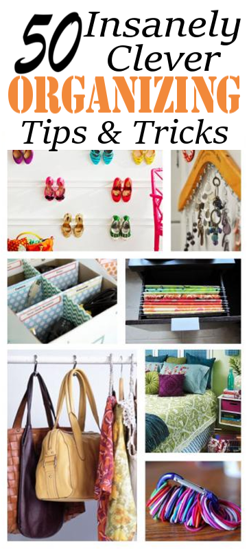 50 Insanely Clever Organizing Ideas – DIY Home Sweet Home