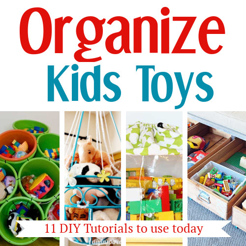 DIY Tutorials to Organize Toys
