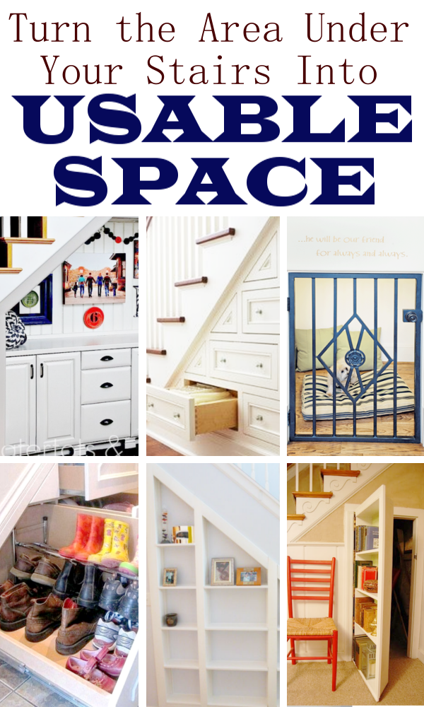 Turn the Area Under Your Stairs Into Usable Space
