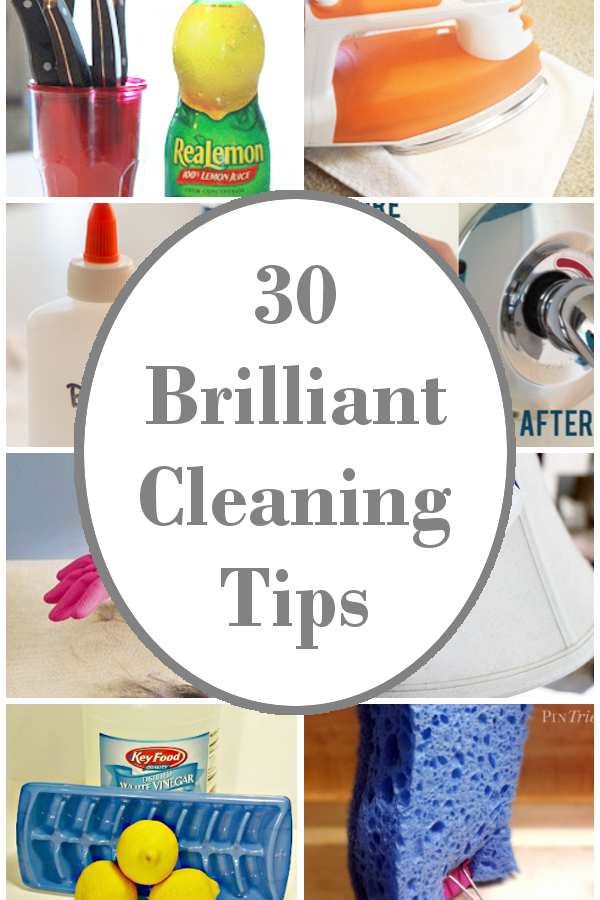 30 Brilliant Cleaning Tips