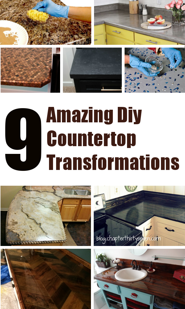 9 Amazing Diy Kitchen Countertop Ideas