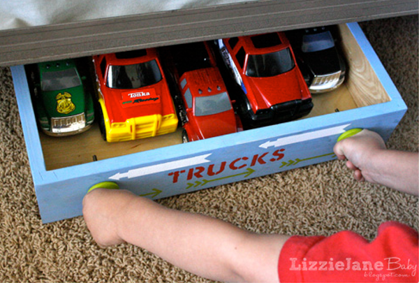 rolling toy storage