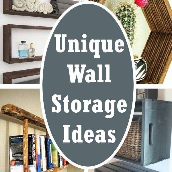 Unique Wall Storage Ideas