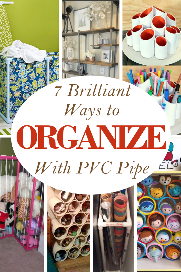 7 Brilliant Ways to Organize With PVC Pipe