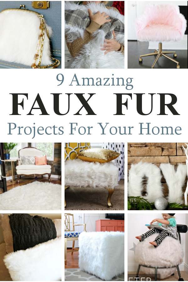 9 Amazing Faux Fur Projects For Your Home