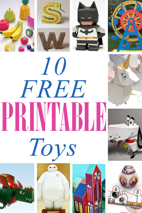 10 Free Printable Toys