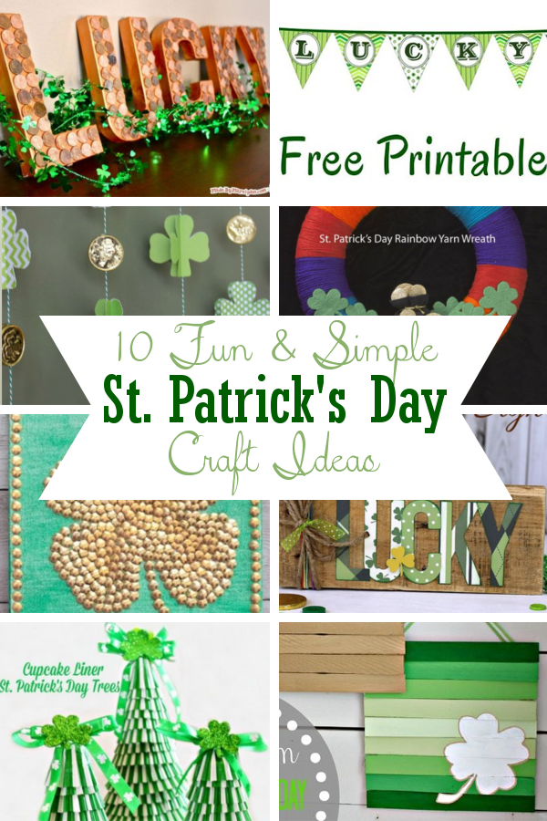 10 Fun and Simple St. Patrick’s Day Crafts