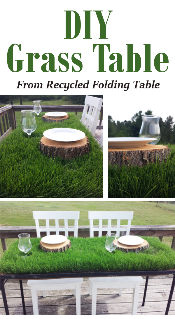 DIY Grass Table