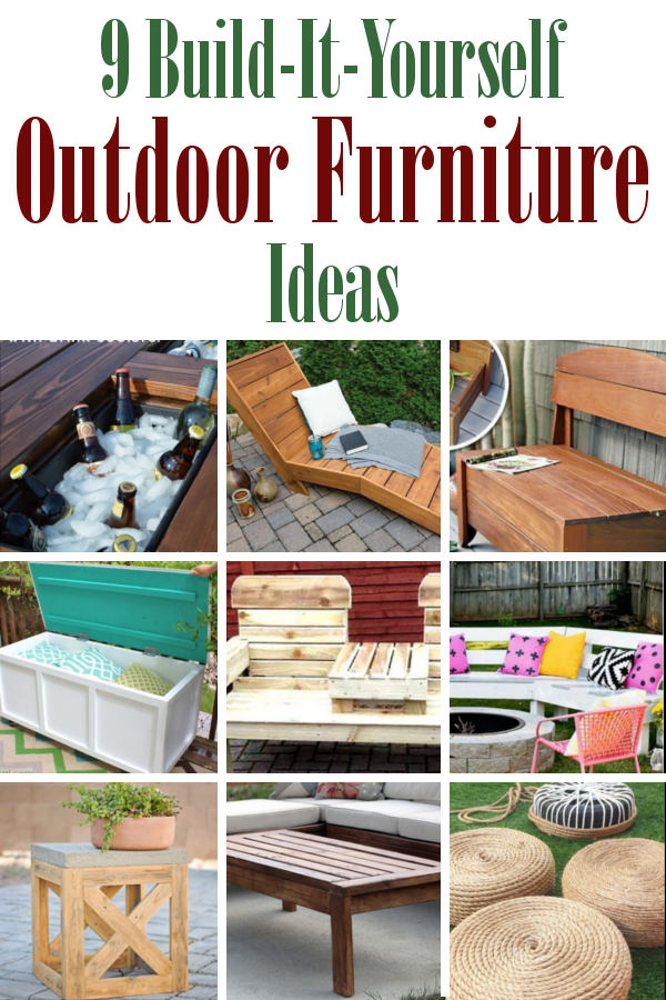 9 Build-It-Yourself Outdoor Furniture Ideas