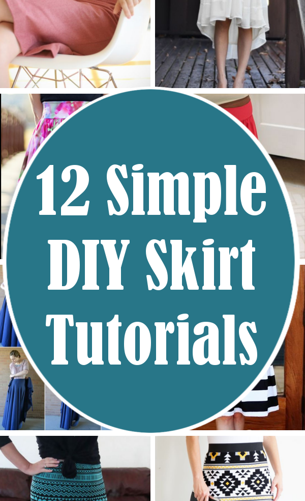 12 Simple DIY Skirt Tutorials