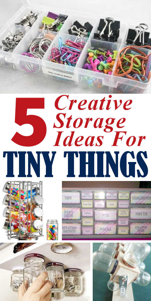 5 Creative Storage Ideas For Tiny Things