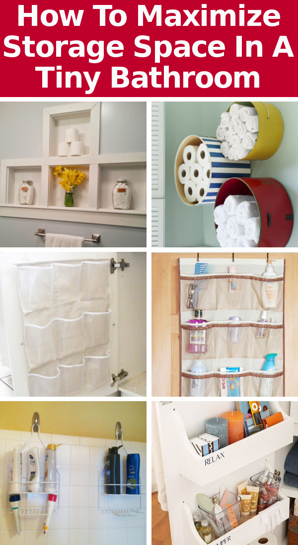 How To Maximize Storage Space In A Tiny Bathroom