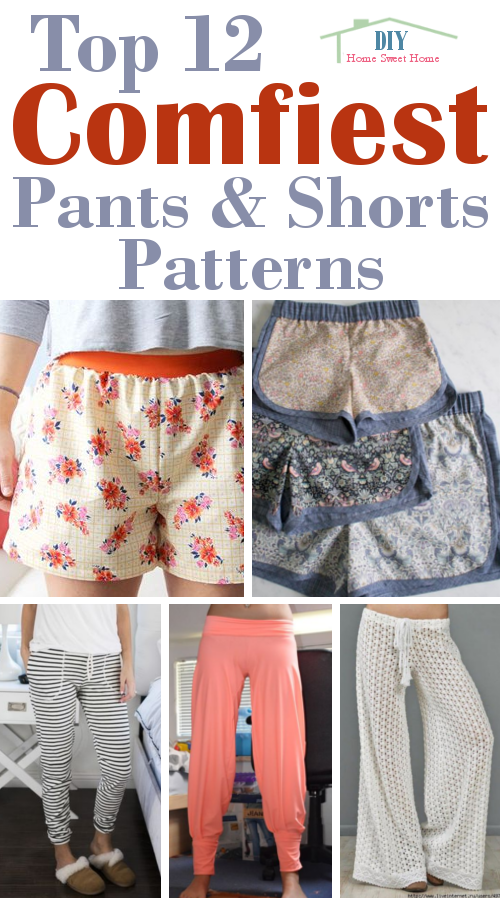 Top 12 Comfiest Pants & Shorts Patterns