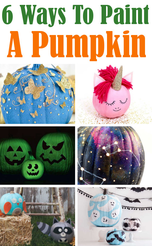 6 Ways To Paint A Pumpkin (No-Carve)
