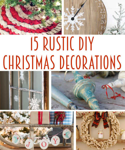 15 Rustic Farmhouse Christmas Decorations