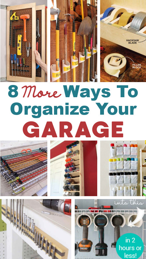 8 Ways To Organize Your Garage