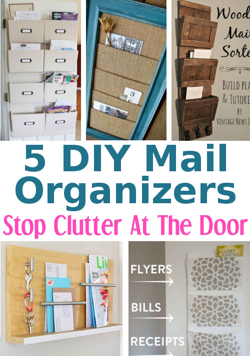 More DIY Mail Organizers To Control Paper Clutter