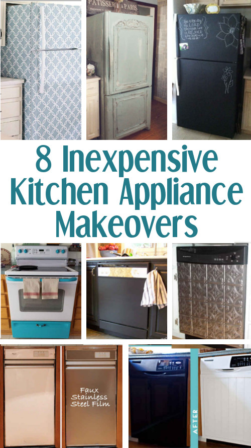 8 Inexpensive Kitchen Appliance Makeovers