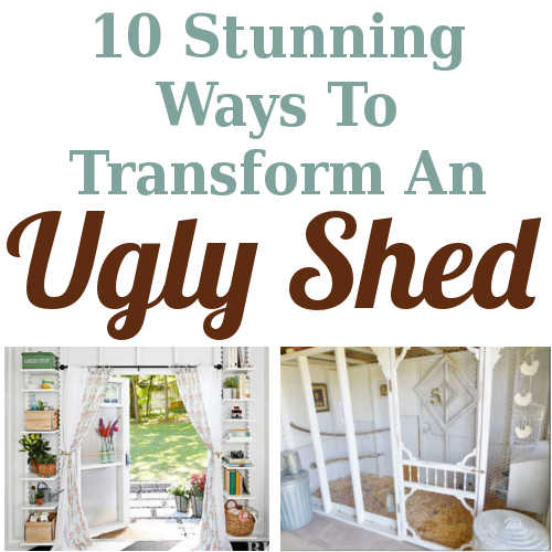 10 Stunning Ways To Transform An Ugly Shed