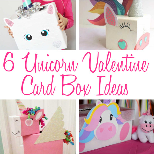 DIY Unicorn Valentine Boxes