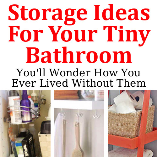 6 Small Bathroom Storage Ideas