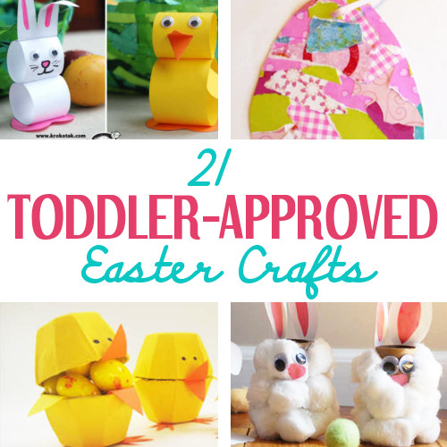 21 Toddler Approved Easter Crafts