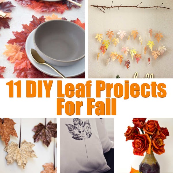 11 Decor Projects Using Fall Leaves