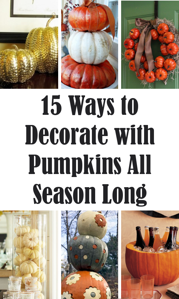 Using Pumpkins in Fall Decor