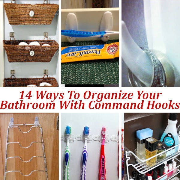 How To Organize Your Bathroom With Command Hooks