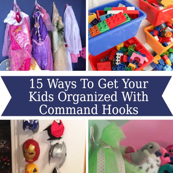 15 Ways To Get Your Kids Organized With Command Hooks