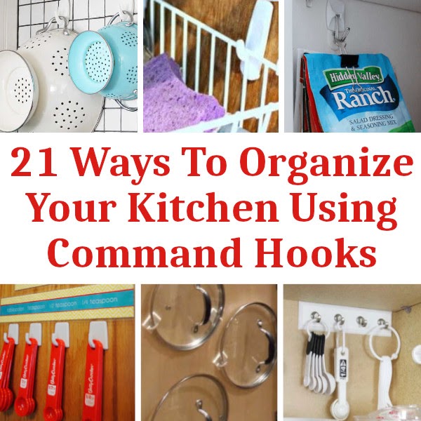 How To Organize Your Kitchen With Command Hooks