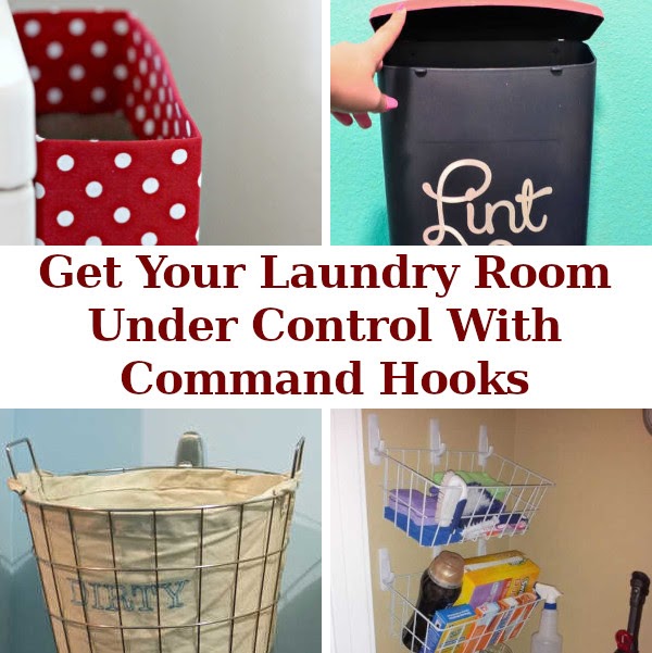 Get your Laundry Room Under Control With Command Hooks