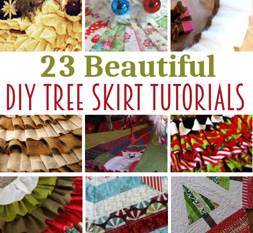 Tree Skirts Tutorials & Ideas