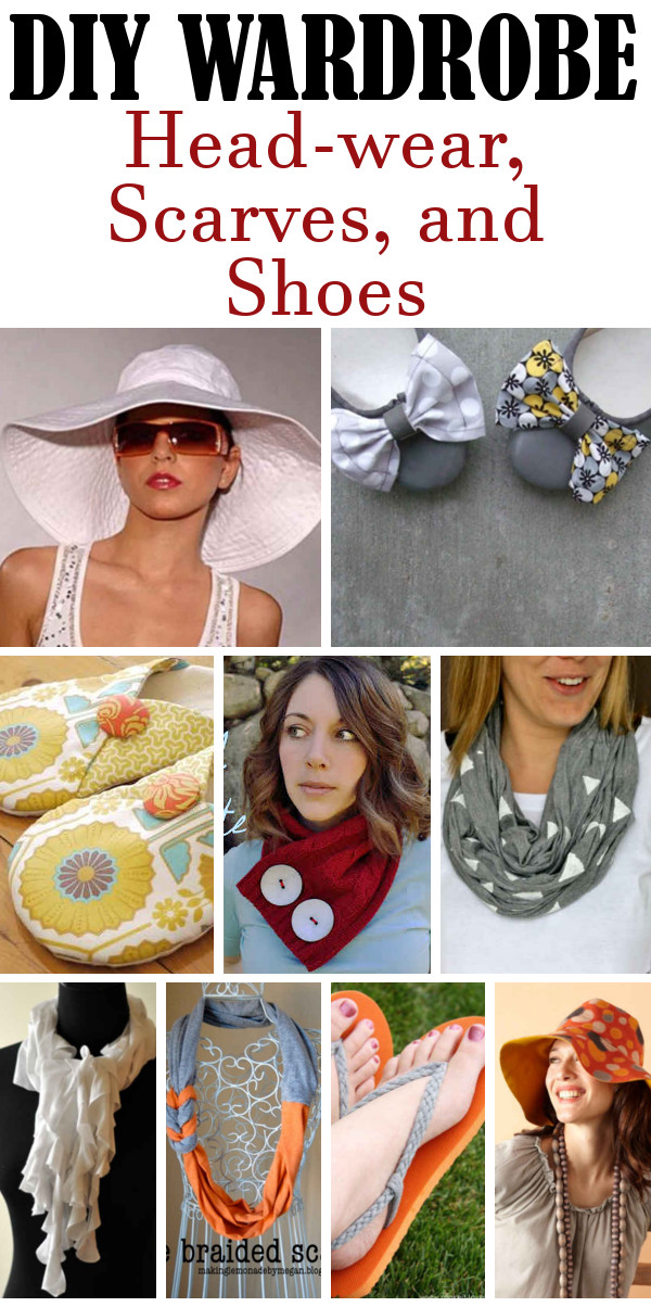 DIY Wardrobe – Day 3: Head-wear, Scarves, and Shoes