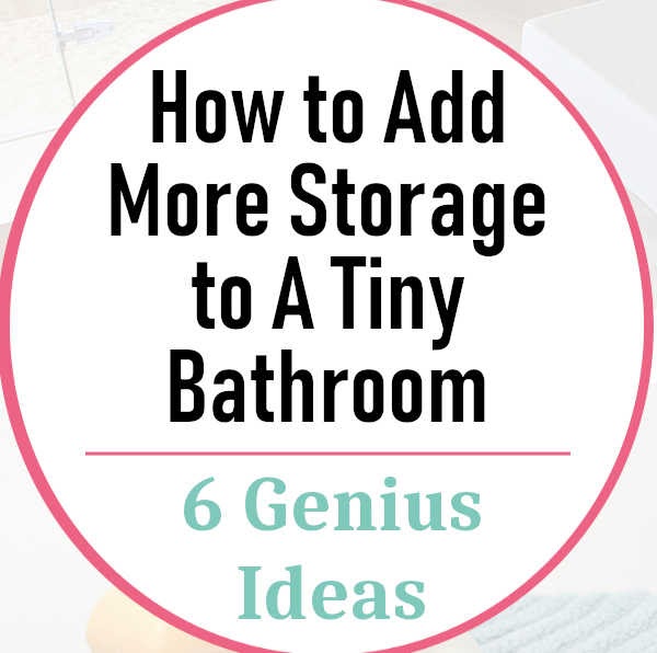 Add More Storage to a Small Bathroom