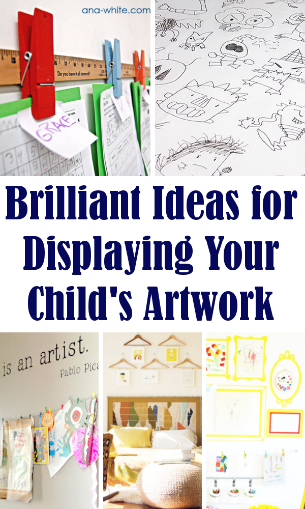 Brilliant Ideas For Displaying Your Child’s Artwork.