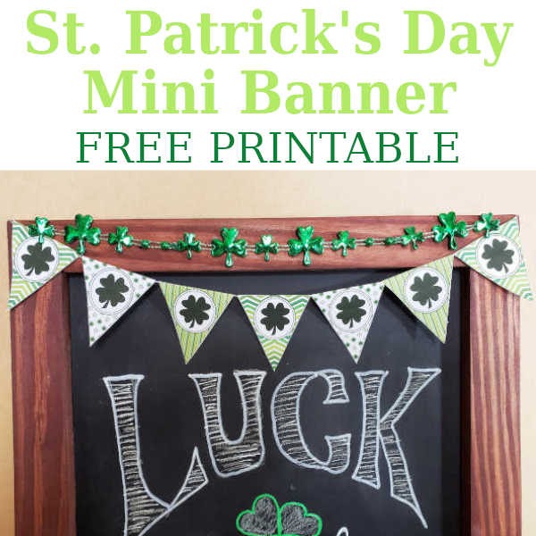 St. Patrick’s Day Banner – Free Printable