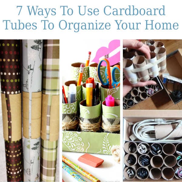 Ways To Organize With Cardboard Tubes – Budget Organizing Hack 7