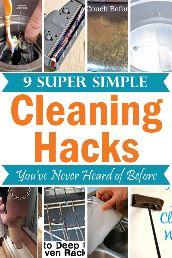 9 Super Simple Cleaning Hacks